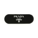 【三連休限定1000円OFF】 プラダ PRADA ハイテクアクセサリー ファッション小物 レディース ブラック Hi-tech accessories Logo hair clip 1IF0222BA6F0002 Black 関税 送料無料 ラッピング無料 2024SS ju