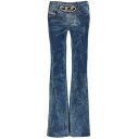 DIESEL ディーゼル ブルー Blue '1969 E-ebby fse' jeans デニム レディース 春夏2024 A145550PGAL01 【関税・送料無料】【ラッピング無料】 ju