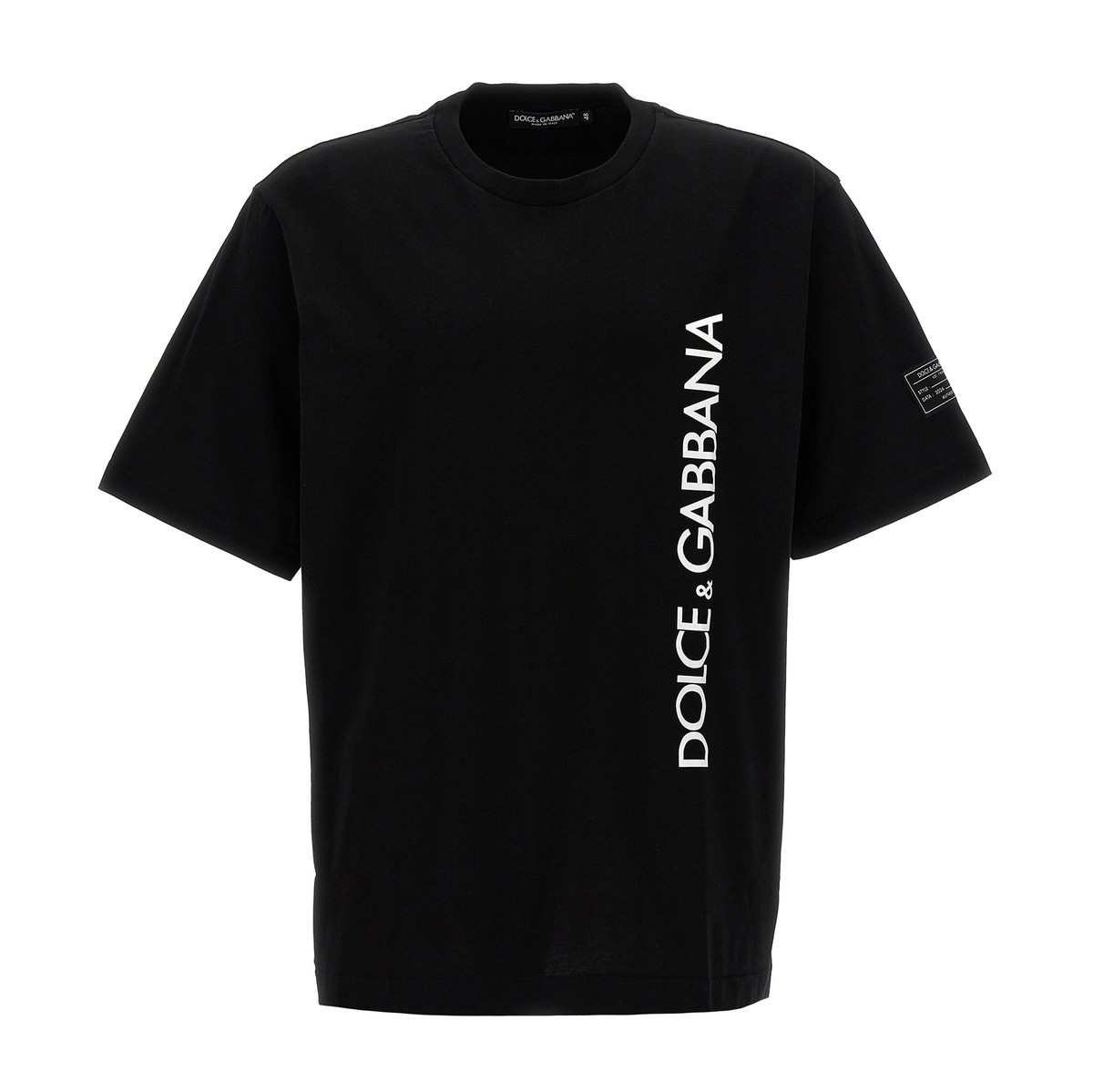 ドルチェ&ガッバーナ DOLCE&GABBANA ドルチェ&ガッバーナ ブラック Black Logo T-shirt Tシャツ メンズ 春夏2024 G8PN9TG7M1DN0000 【関税・送料無料】【ラッピング無料】 ju