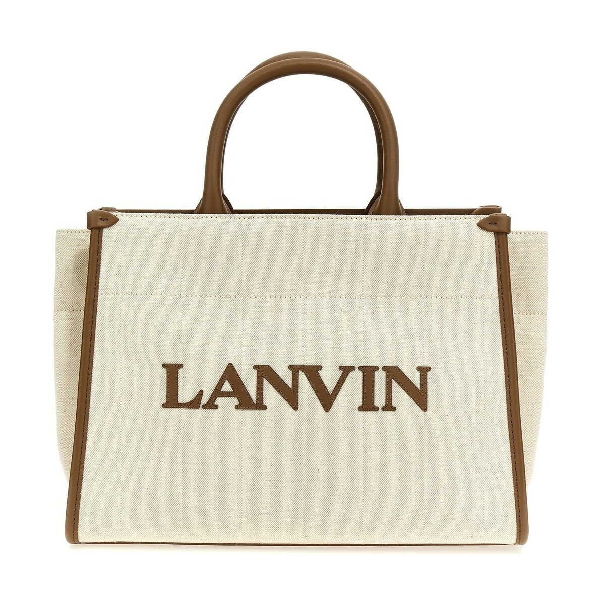 トートバッグ LANVIN ランバン ベージュ Beige Logo canvas shopping bag トートバッグ レディース 春夏2024 LWBGTC01CAN1P24D528 【関税・送料無料】【ラッピング無料】 ju