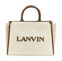 トートバッグ LANVIN ランバン ベージュ Beige Logo canvas shopping bag トートバッグ レディース 春夏2024 LWBGTC01CAN1P24D528 【関税・送料無料】【ラッピング無料】 ju