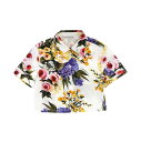 ドルチェ&ガッバーナ DOLCE&GABBANA ポロシャツ トップス ガールズ マルチカラー Polo shirts 'Giardino' shirt L56S10HS5Q5HA4YB Multicolor 関税 送料無料 ラッピング無料 2024SS ju