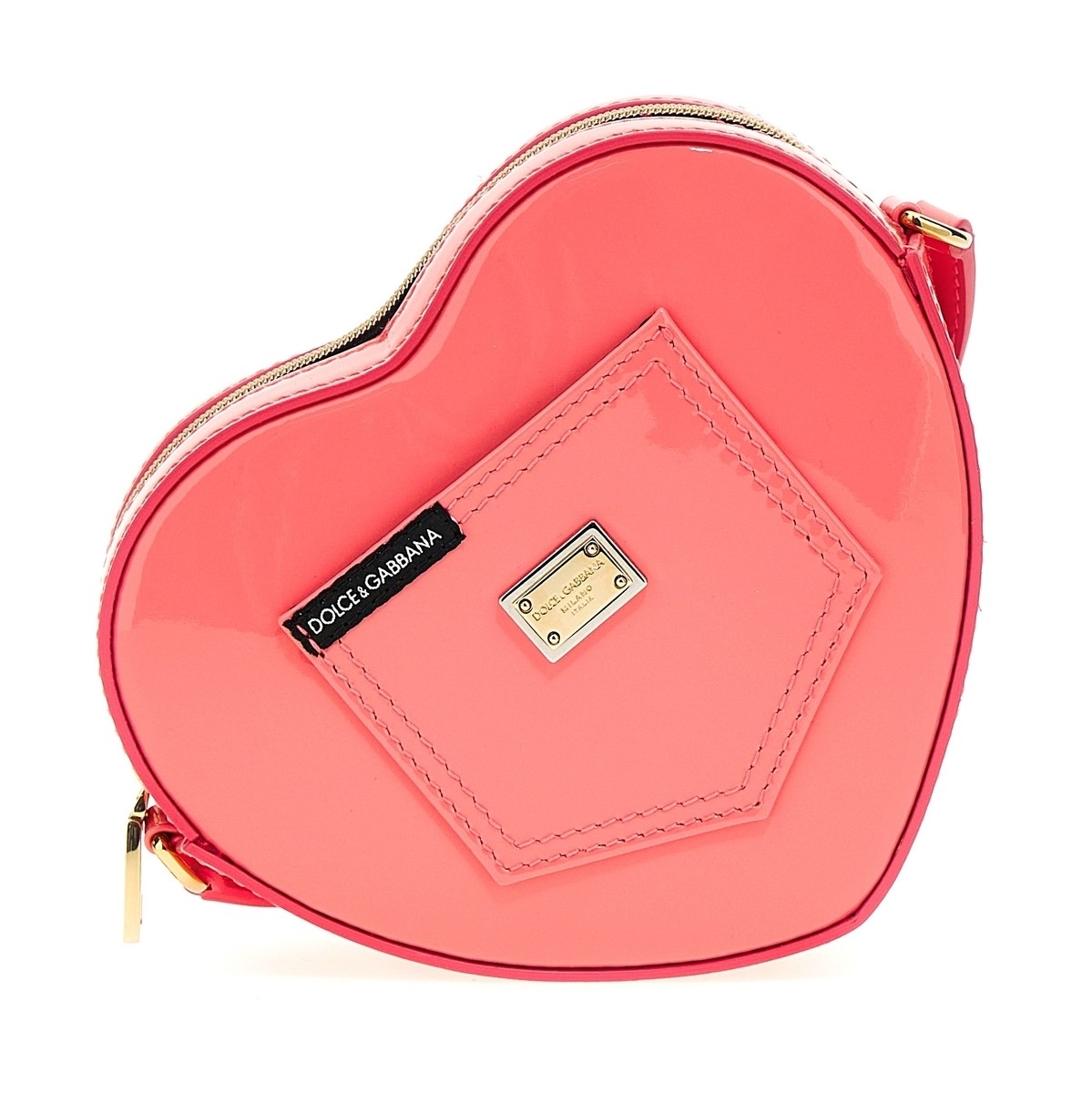 DOLCE&GABBANA ドルチェ＆ガッバーナ ピンク Pink 'DG Girlie heart' crossbody bag バッグ ガールズ ..