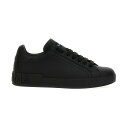 【本日5の付く日ポイント4倍!!】 DOLCE&GABBANA ドルチェ&ガッバーナ ブラック Black 'Portofino' sneakers スニーカー メンズ 春夏2024 CS1772A106580999 【関税・送料無料】【ラッピング無料】 ju