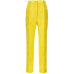 【15,000円以上ご購入で1,000円OFF！】 DOLCE&GABBANA ドルチェ&ガッバーナ イエロー Yellow Jaquard tailored trousers パンツ レディース 春夏2024 FTAM2THJMOKA3776 【関税・送料無料】【ラッピング無料】 ju