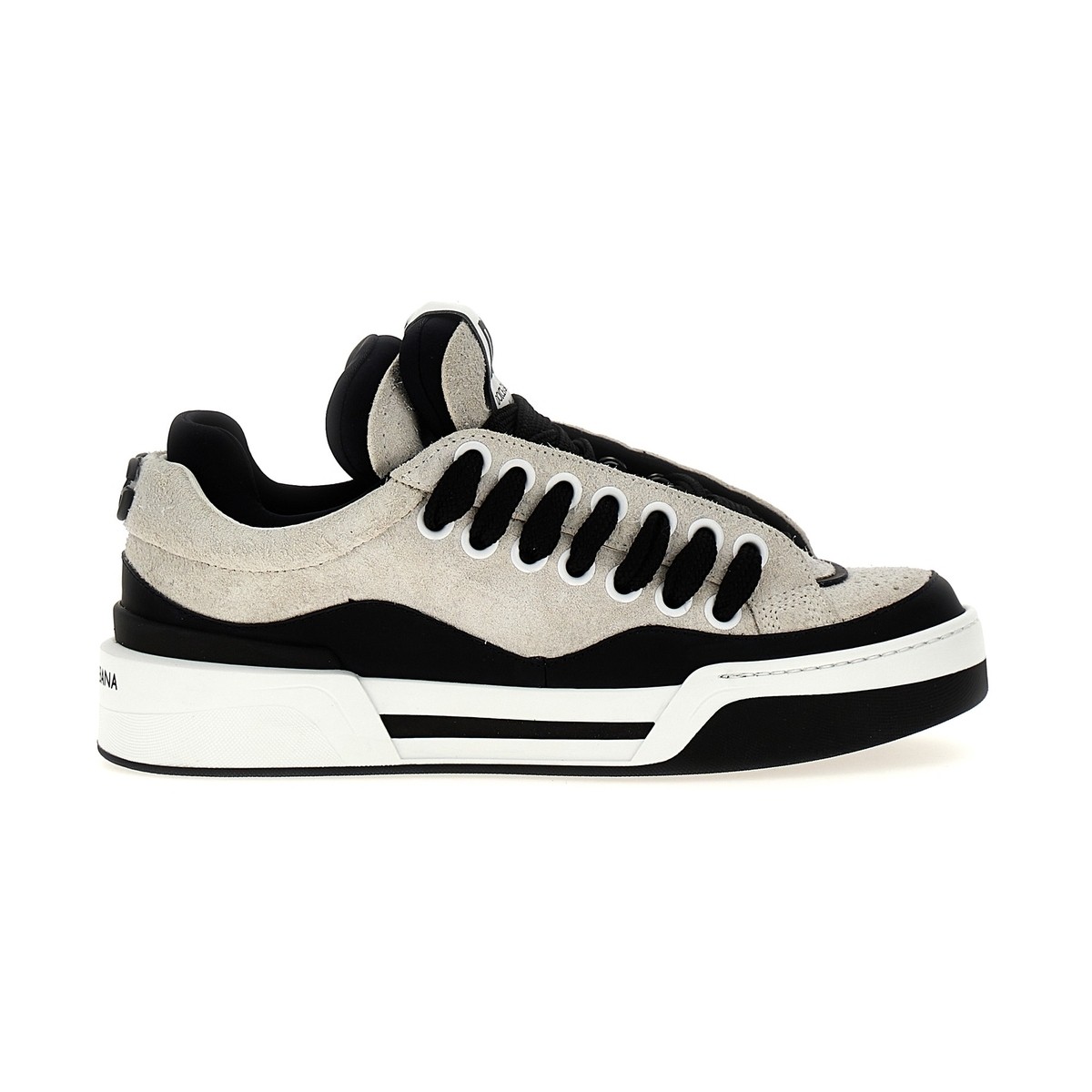 【土日限定クーポン配布中！】 DOLCE&GABBANA ドルチェ&ガッバーナ ホワイト White/Black 'New Roma' sneakers スニーカー メンズ 春夏2024 CS2243AR75689697 【関税・送料無料】【ラッピング無料】 ju