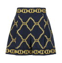 【本日ポイント4倍!!】 ツイン セット TWIN SET デニムショーツ ショーツ レディース ブルー Denim shorts Chain print shorts 241TP2731S1876211524 Blue 関税 送料無料 ラッピング無料 2024SS ju