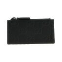 GUCCI グッチ ブラック Black 'GG' card holder 財布 メンズ 春夏2024 771314AAC0L1000 【関税・送料無料】【ラッピング無料】 ju