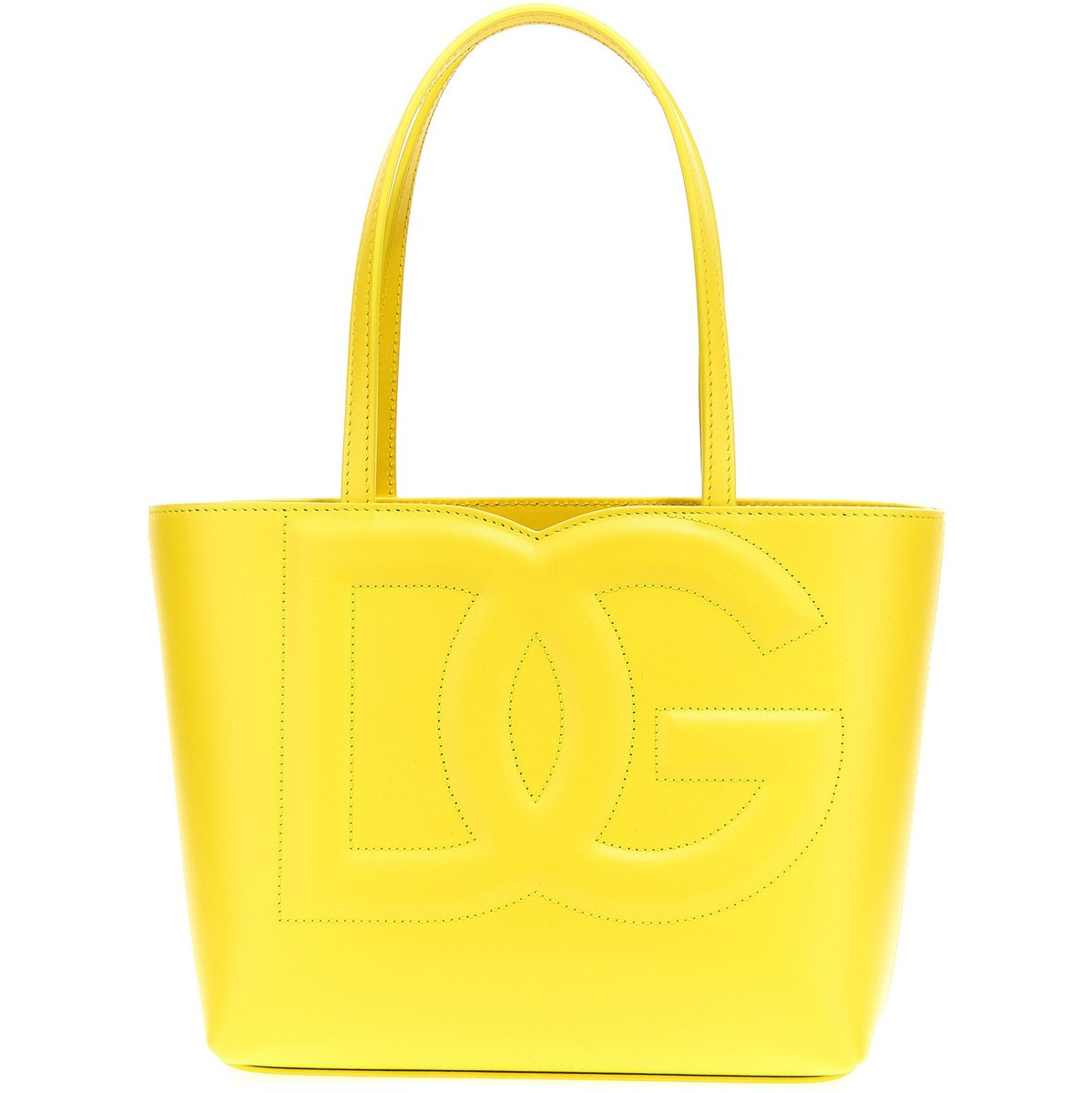 トートバッグ DOLCE&GABBANA ドルチェ&ガッバーナ イエロー Yellow Small logo shopping bag トートバッグ レディース 春夏2024 BB7337AW57680205 【関税・送料無料】【ラッピング無料】 ju