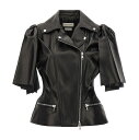 ALEXANDER MCQUEEN アレキサンダー マックイーン ブラック Black 'Bow knot' biker vest トップス レディース 春夏2024 780912Q5ALT1000 【関税・送料無料】【ラッピング無料】 ju