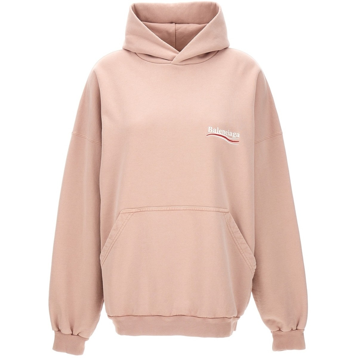 BALENCIAGA バレンシアガ ピンク Pink 'Political campaign' hoodie トレーナー レディース 春夏2024 7..