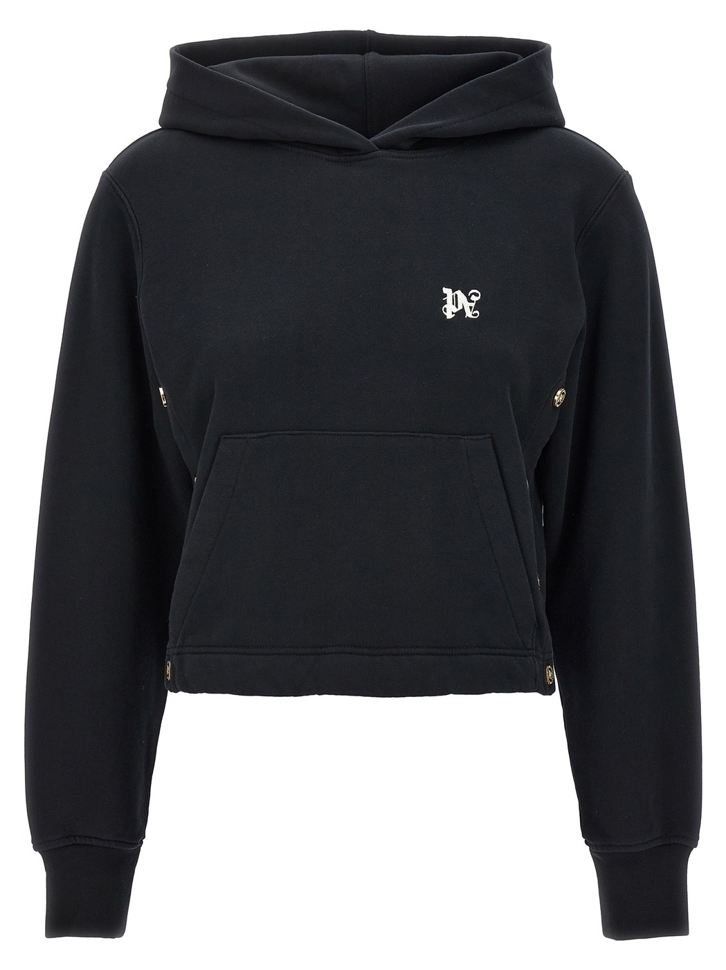 PALM ANGELS パーム エンジェルス ブラック Black 'PA Buttons' hoodie トレーナー レディース 春夏202..