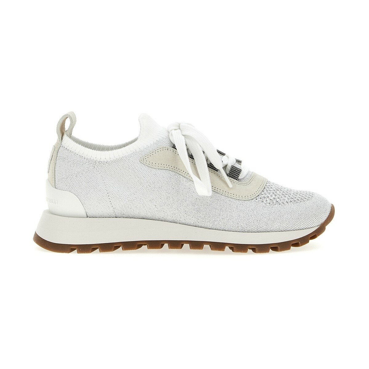 BRUNELLO CUCINELLI ֥ͥͥ С Silver Lurex knit sneakers ˡ ǥ ղ2024 MZ35G2490C159 ڴǡ̵ۡڥåԥ̵ ju