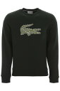 【1万円以上の購入で1000円OFFクーポンゲット】【ポイント5倍】LACOSTE/ラコステ トレーナー BLACK Lacoste maxi logo sweatshirt メンズ 秋冬2019 SH8552 00 ik