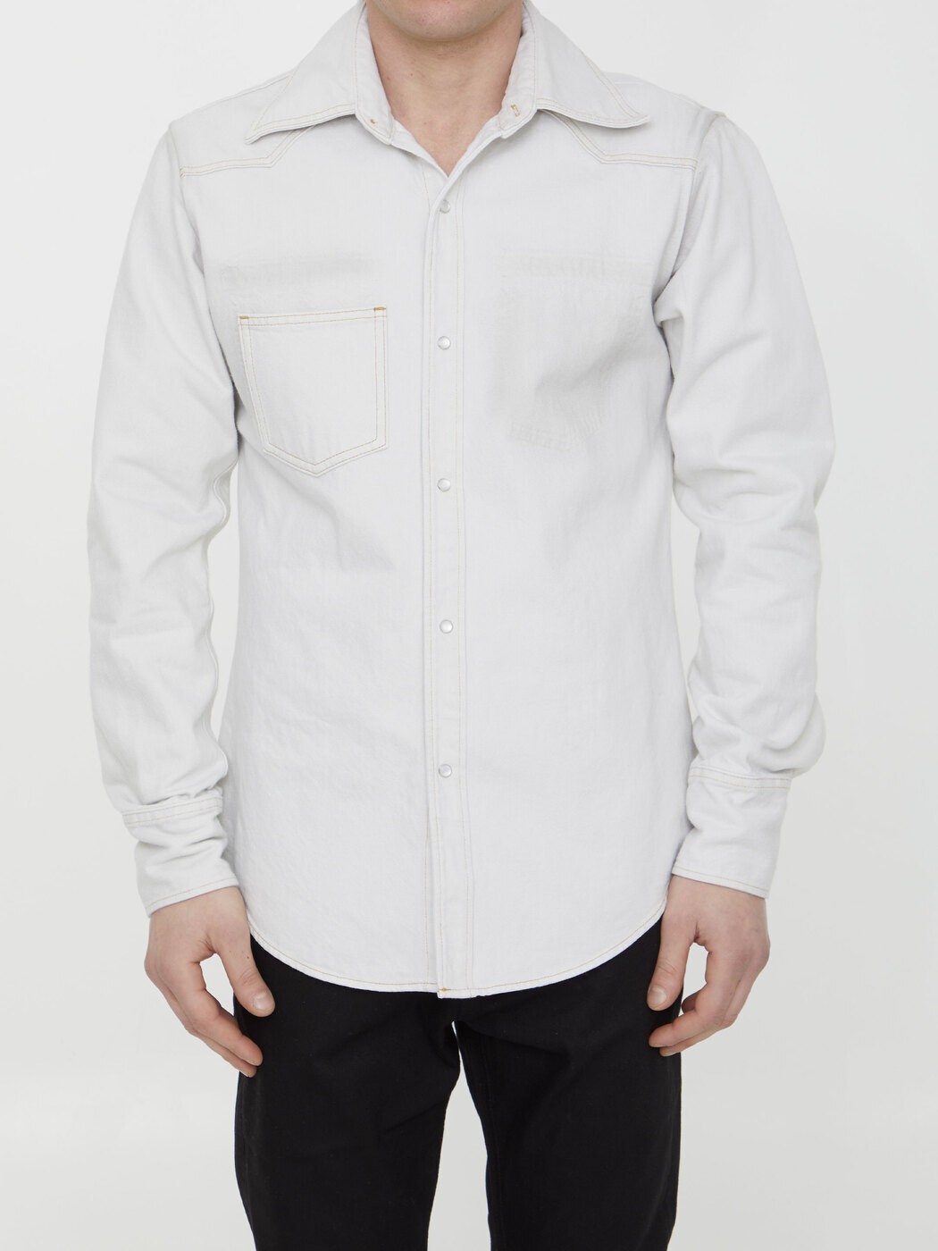 楽天BRANDSHOP・クラージュ楽天市場店【本日ポイント最大4倍!!】 メゾン マルジェラ MAISON MARGIELA シャツ メンズ ホワイト Shirts S50DT0007 WHITE 関税 送料無料 ラッピング無料 2023SS le