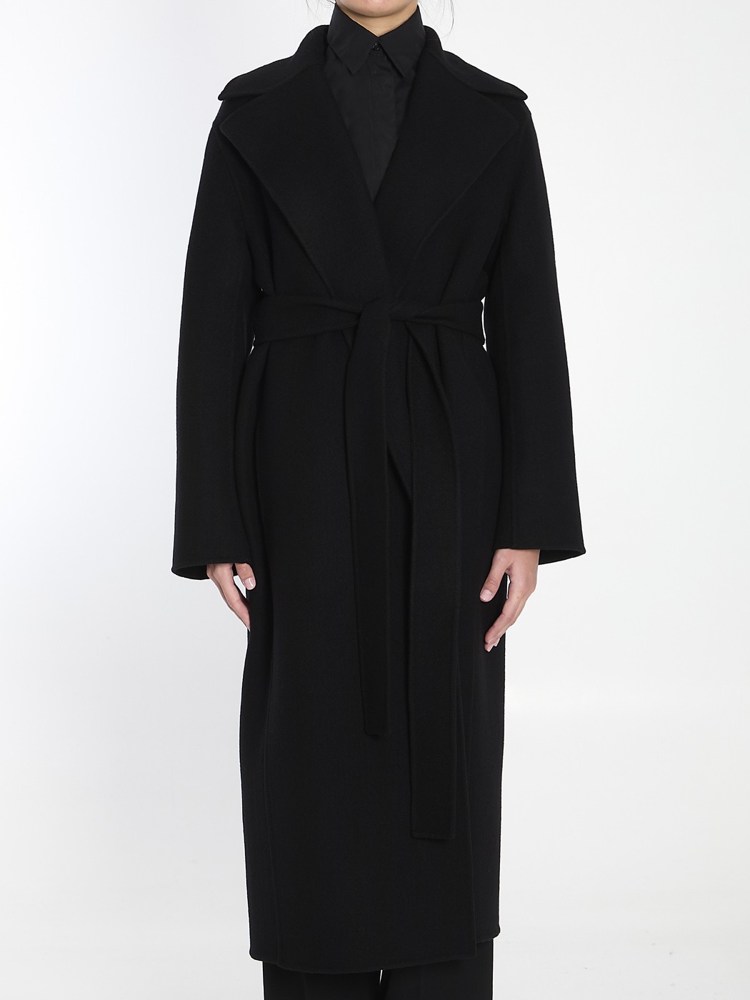 【ブラックフライデー！クーポン配布中】 ザ ロウ THE ROW トレンチコート コート レディース ブラック クリスマス Coats and trench coats 5210S BLACK 関税 送料無料 ラッピング無料 2024AW leのサムネイル