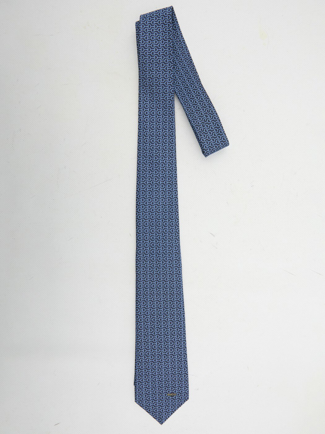 極美品 GUCCI グッチ ドット柄 ウールシルク 蝶ネクタイ