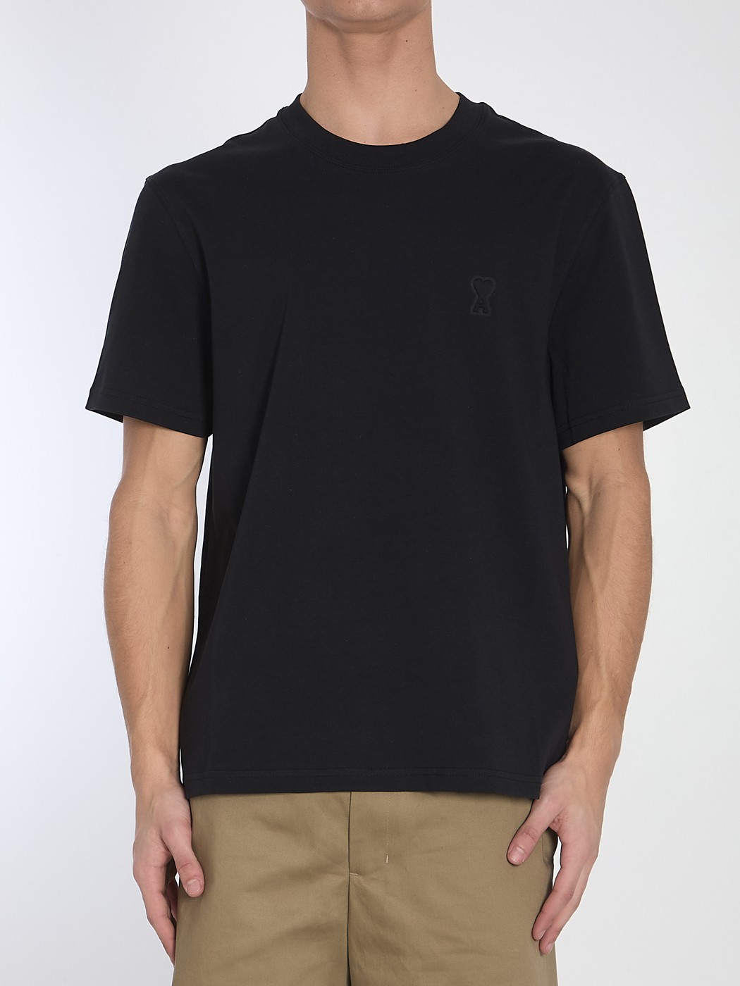  ѥꥹ AMI PARIS T  ֥å T-shirts UTS027 BLACK  ̵ åԥ̵ 2...