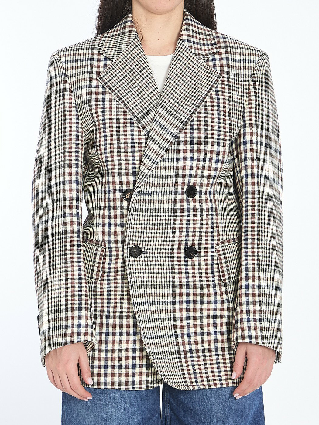 ボッテガ ヴェネタ BOTTEGA VENETA スーツジャケット スーツ ジャケット レディース ブルー Suit Jackets 812007 BLUE 関税 送料無料 ラッピング無料 2025SS leのサムネイル
