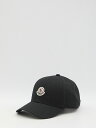 モンクレール MONCLER ハット 帽子 メンズ ブラック Hats 3B00039 BLACK 関税 送料無料 ラッピング無料 2025SS le