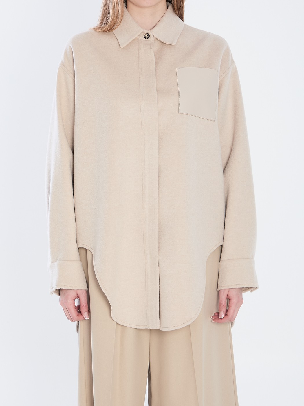  LOEWE  ǥ ١ Shirts S359Y02XD5 BEIGE  ̵ åԥ̵ 2025S...