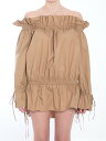 イヴ サンローラン SAINT LAURENT PARIS ワンピース ドレス レディース ベージュ Dresses 820966 BEIGE 関税 送料無料 ラッピング無料 2025SS le