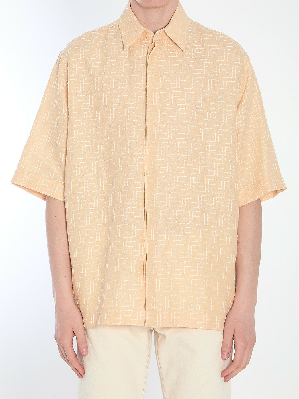 եǥ FENDI    Shirts FS1317 YELLOW  ̵ åԥ̵ 2025SS l...