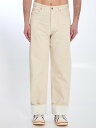 【1000円OFFクーポン配布中!!】 ボッテガ ヴェネタ BOTTEGA VENETA デニム メンズ ベージュ Jeans 824658 CREAM 関税 送料無料 ラッピング無料 2025SS le