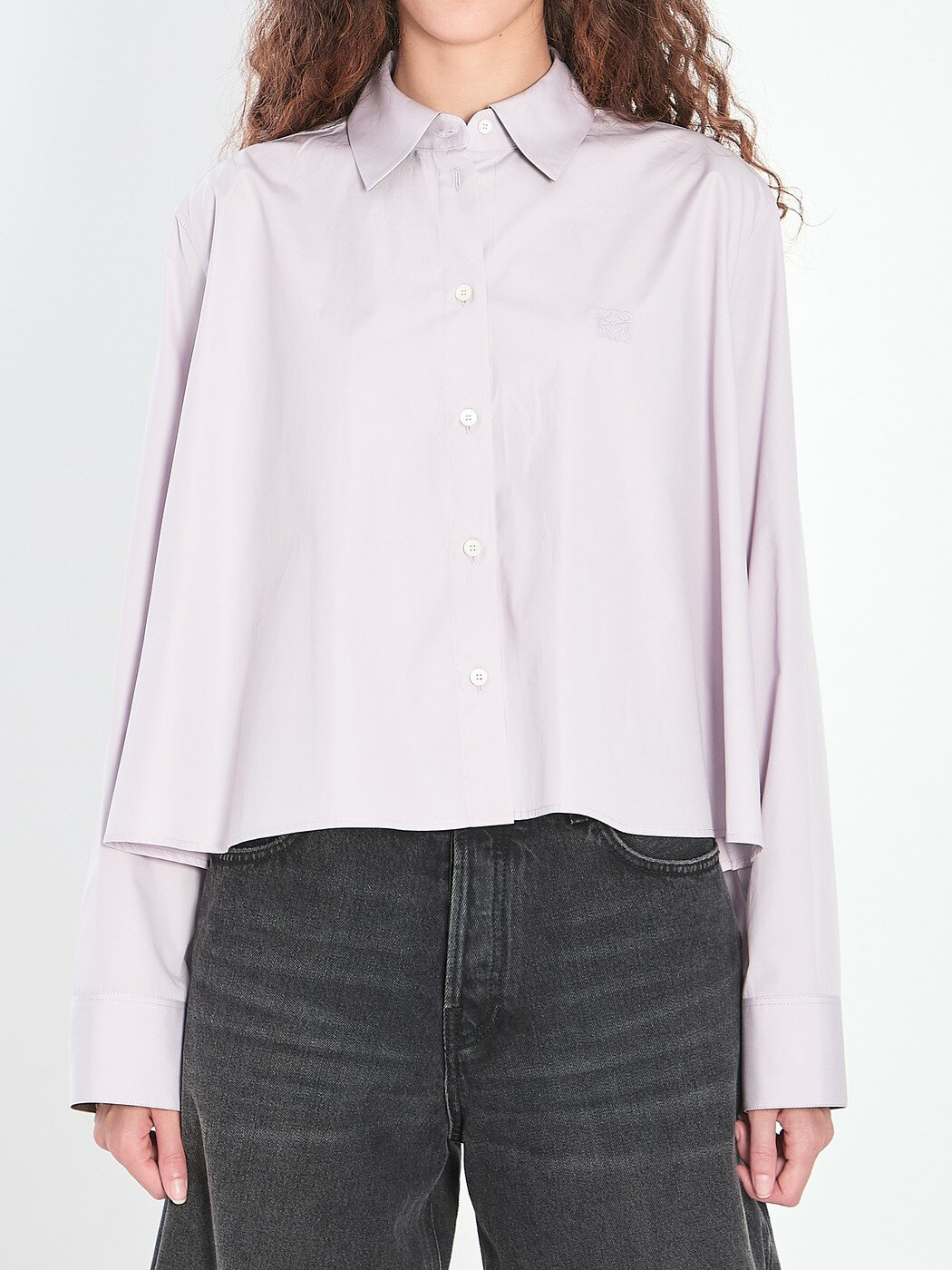  LOEWE  ǥ ѡץ Shirts S359Y05XEJ PURPLE  ̵ åԥ̵ 2025...