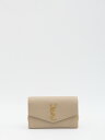 【三連休限定1000円OFF】 イヴ サンローラン SAINT LAURENT PARIS クラッチバッグ レディース ベージュ Clutch and wristlets bags 607788 BEIGE 関税 送料無料 ラッピング無料 2025AW le