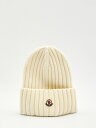 【三連休限定1000円OFF】 モンクレール MONCLER ハット 帽子 レディース ホワイト Hats K20933B00036 WHITE 関税 送料無料 ラッピング無料 2025AW le