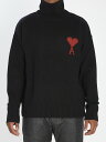 アミ パリス AMI PARIS セーター ニットウェア メンズ ブラック Knitwear UKS839 BLACK 関税 送料無料 ラッピング無料 2025AW le