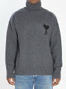 アミ パリス AMI PARIS セーター ニットウェア メンズ グレー Knitwear UKS839 GREY 関税 送料無料 ラッピング無料 2025AW le
