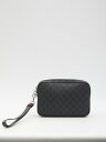 【三連休限定1000円OFF】 グッチ GUCCI クラッチバッグ メンズ ブラック Clutch and Wristlets Bags 792096 BLACK 関税 送料無料 ラッピング無料 2025AW le