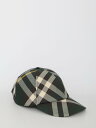 【15,000円以上1,000円OFF!!】 BURBERRY バーバリー グリーン GREEN 帽子 メンズ 春夏2024 8082669 【関税・送料無料】【ラッピング無料】 le