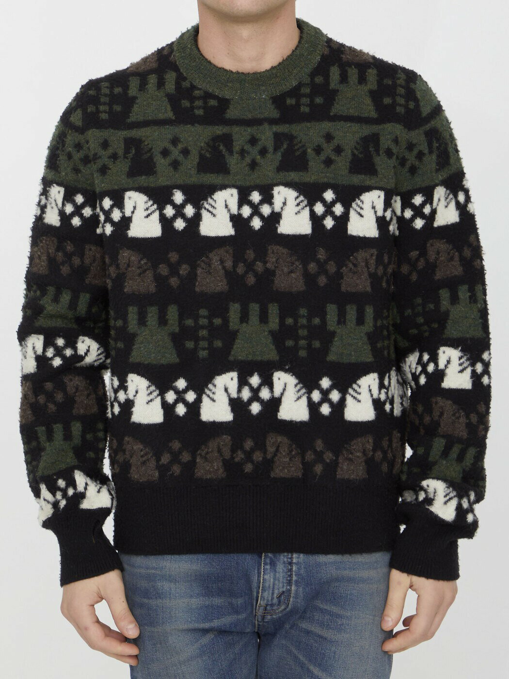 СХ꡼ BURBERRY  ˥åȥ  ꡼ Knitwear 8076893 GREEN  ̵ å...