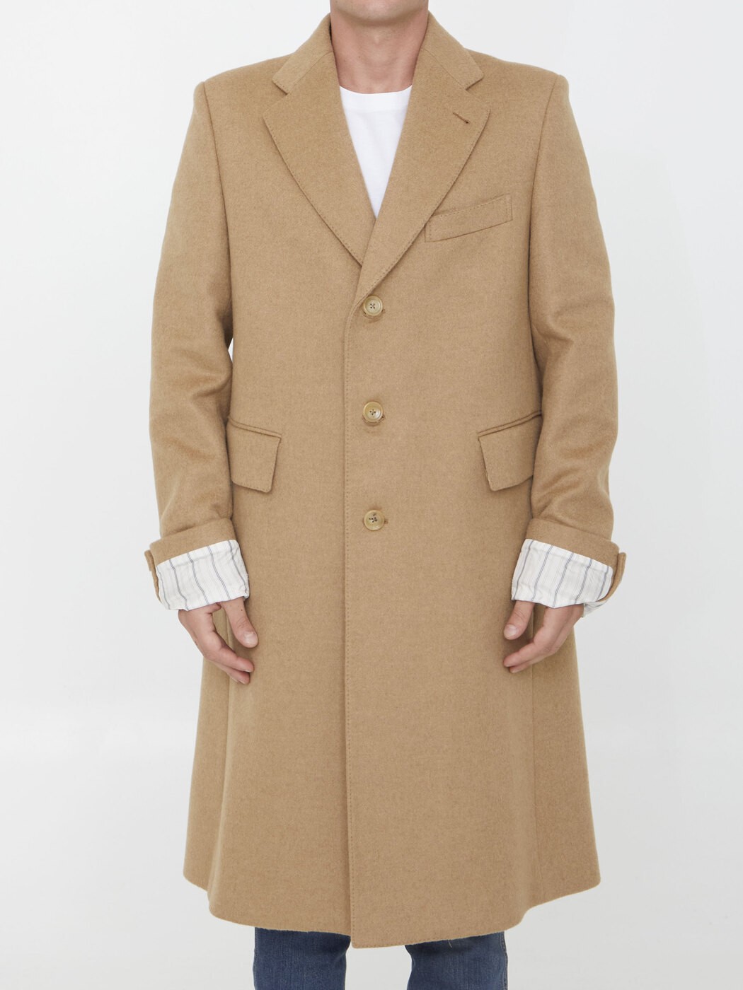 グッチ GUCCI トレンチ コート メンズ ベージュ Coats a...(4)