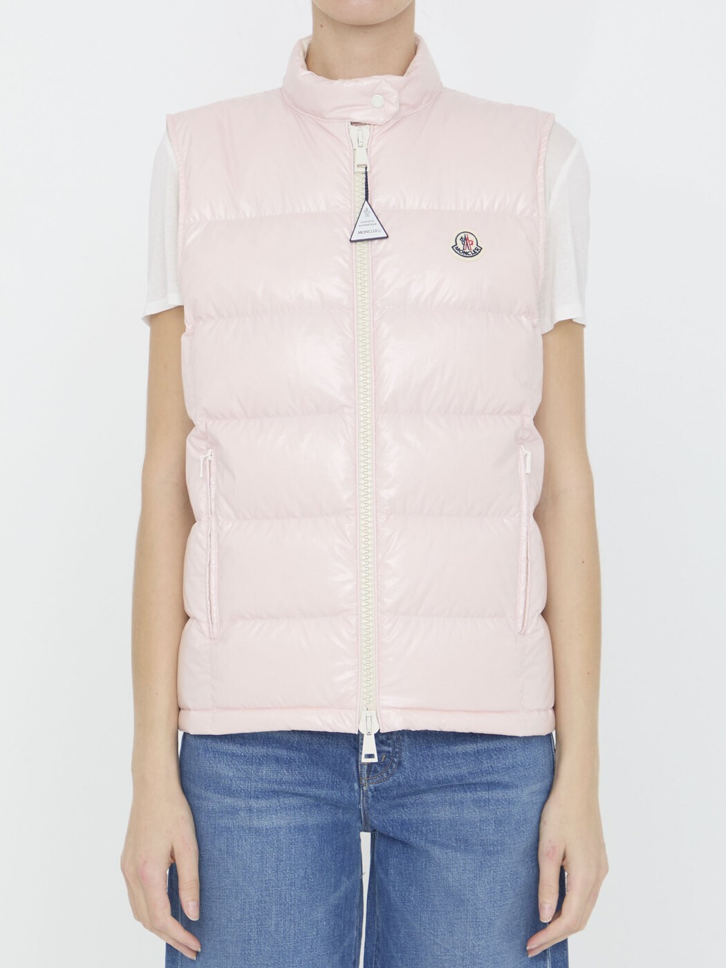 モンクレール ベスト レディース 【本日5の付く日ポイント4倍!】 MONCLER モンクレール ピンク PINK ベスト レディース 春夏2024 1A00066 【関税・送料無料】【ラッピング無料】 le