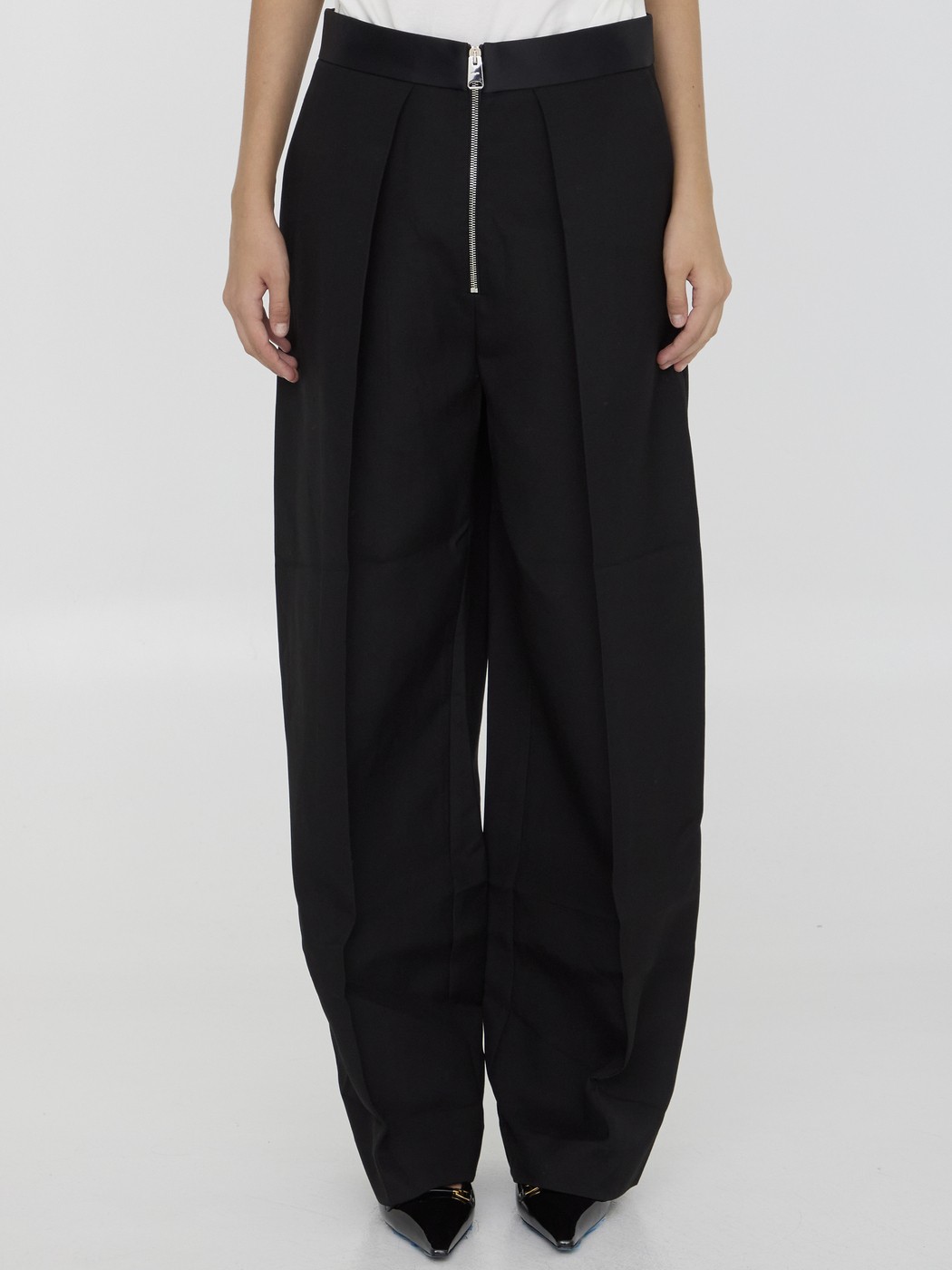  KHAITE ܥ ѥ ǥ ֥å Trousers 31454092 BLACK  ̵ åԥ̵ ...
