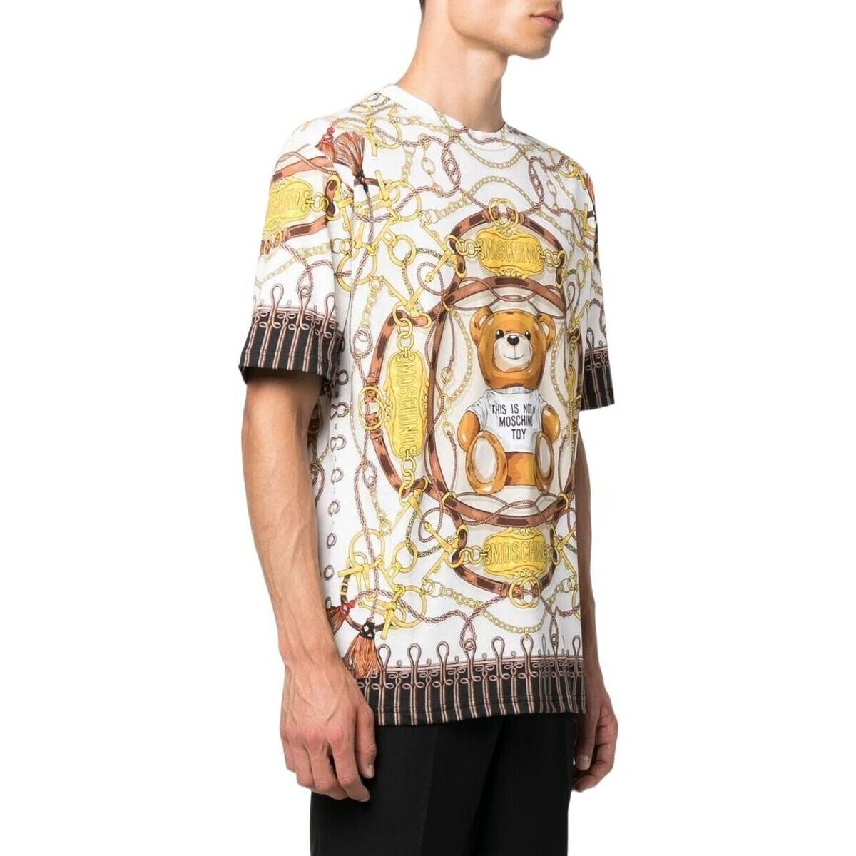 爆買い Moschino モスキーノ White Tシャツ メンズ 秋冬22 A Mc Brandshop クラージュ店 得 爆買い Moschino モスキーノ White Tシャツ メンズ 秋冬22 A Mc Brandshop クラージュ店 得