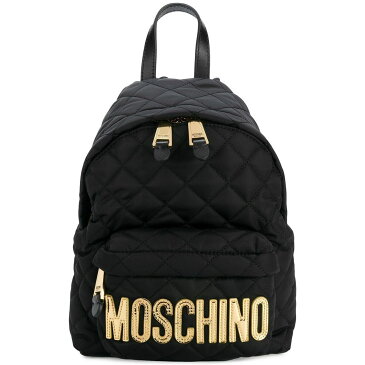 MOSCHINO モスキーノ BLACK バックパック レディース B760882012555 【関税・送料無料】【ラッピング無料】 mc