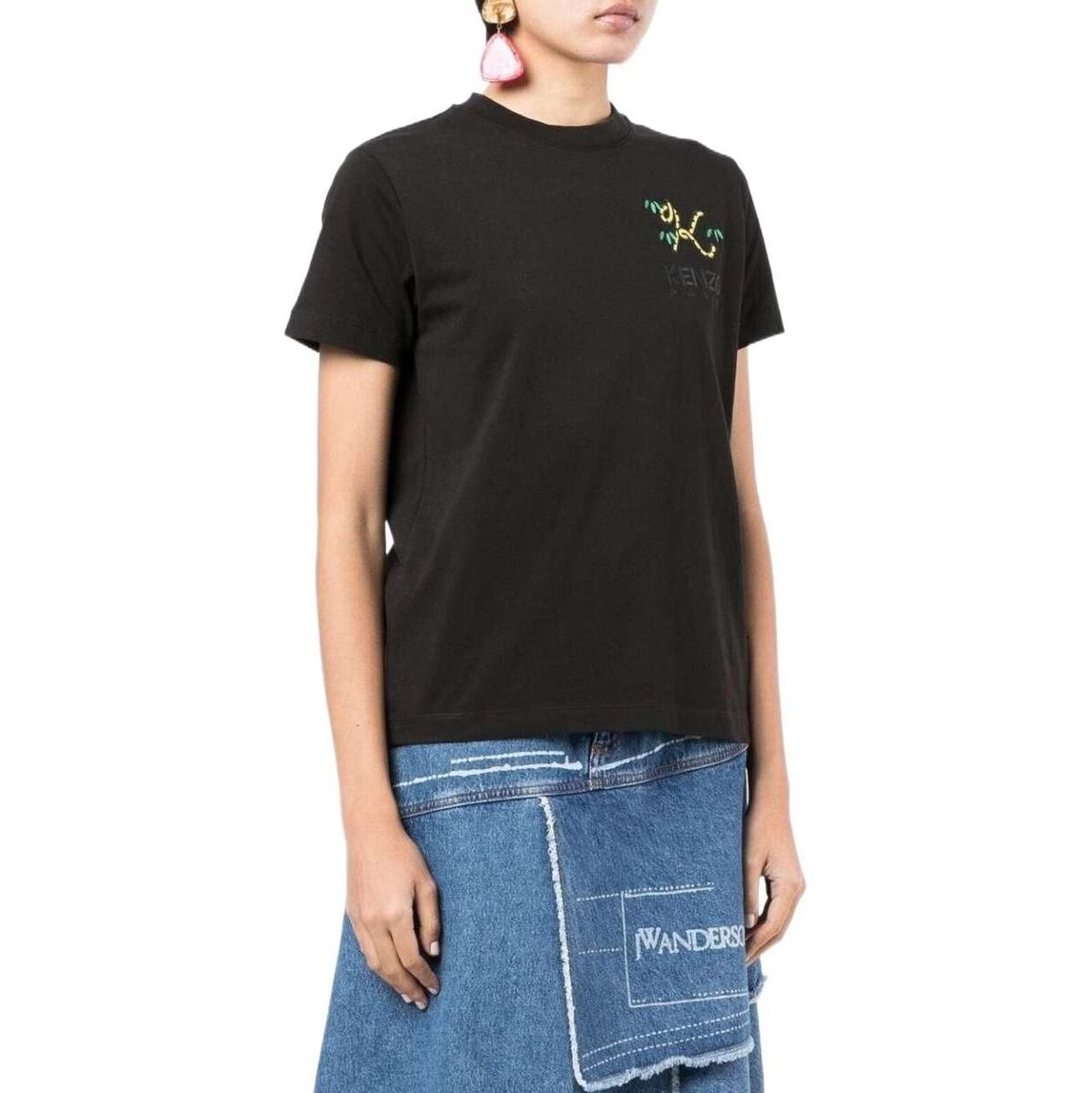 KENZO ケンゾー BLACK Tシャツ レディース 秋冬2022 FC62TS0114SY99J 【関税・送料無料】【ラッピング無料】 mc