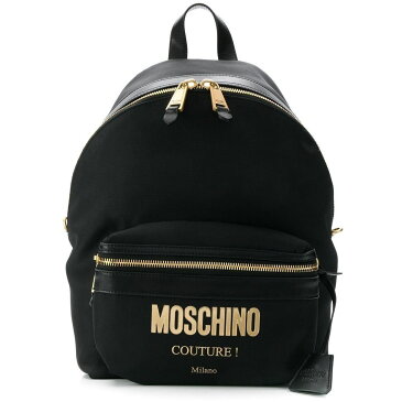 MOSCHINO モスキーノ BLACK バックパック レディース B761082051555 【関税・送料無料】【ラッピング無料】 mc