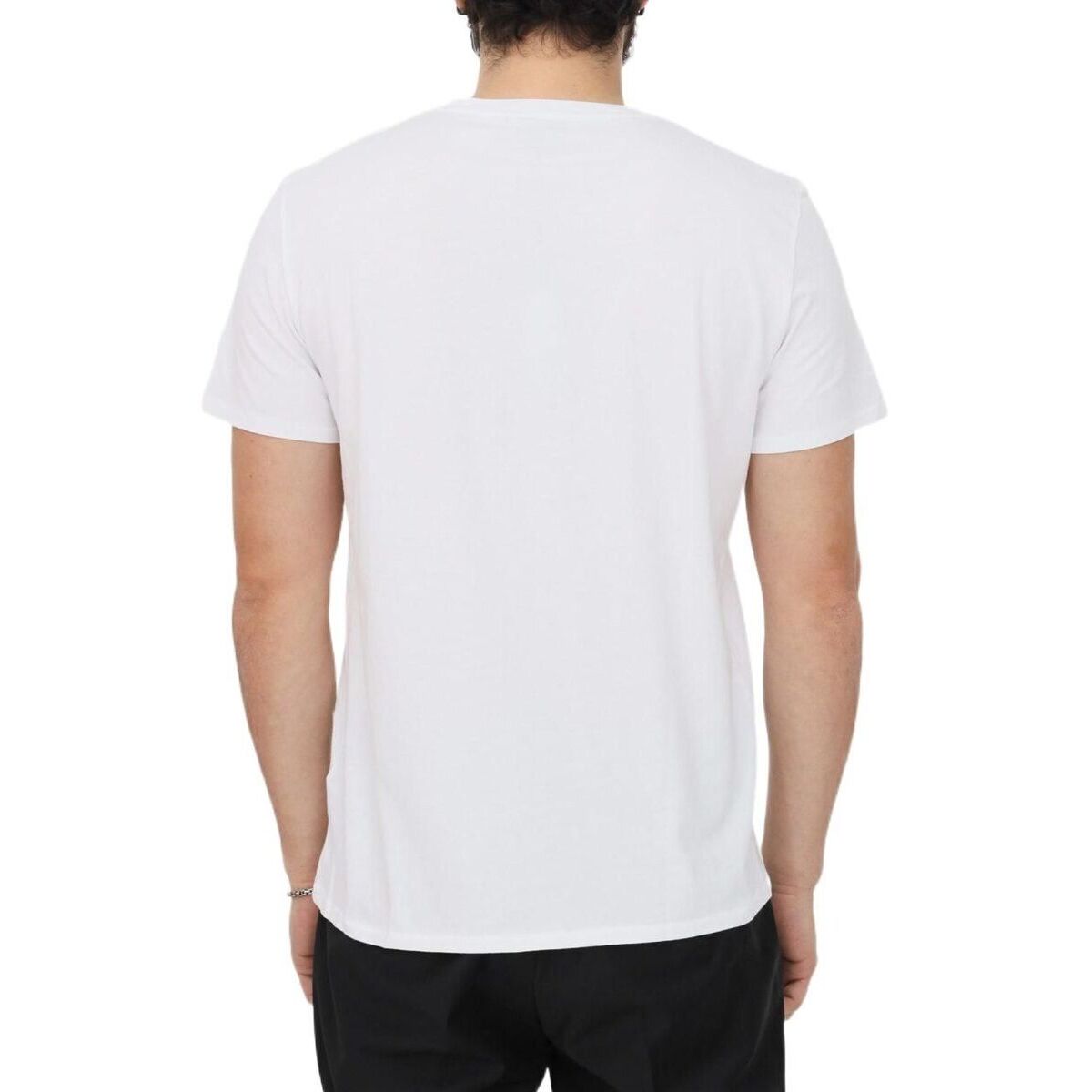 大特価新品 JUST CAVALLI ジャスト カヴァリ WHITE Tシャツ メンズ 春 