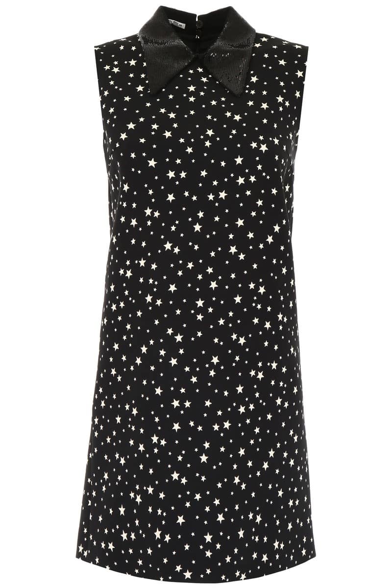 MIU MIU/ミュウ・ミュウ ドレス COLORI MISTI Miu miu mini dress with stars レディース SS2019 MF3149 1SXS ik