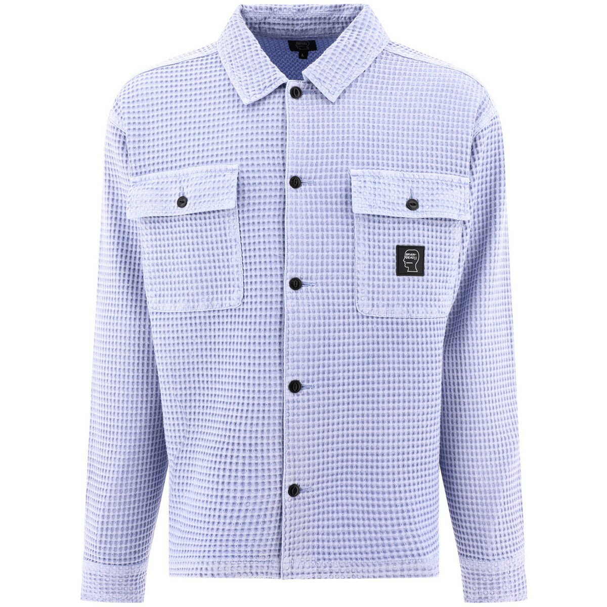 BRAIN DEAD ブレインデッド ブルー Light Blue "Waffle" shirt シャツ メンズ 秋冬2023 P23T22001365LIGHT BLUE 【関税・送料無料】【ラッピング無料】 viのサムネイル