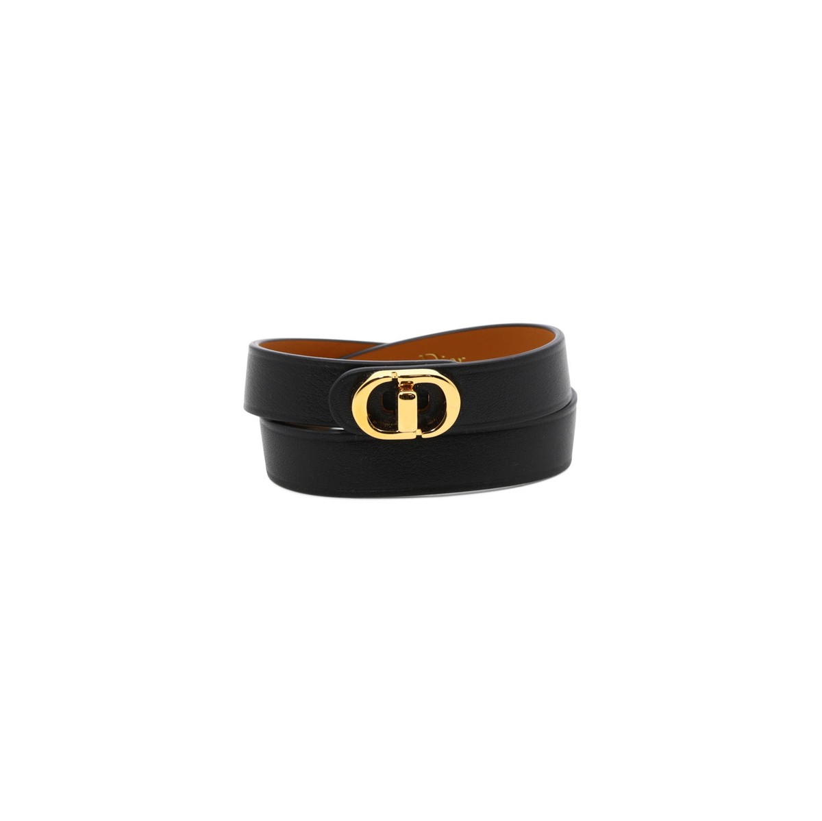 ディオール ブレスレット（レディース） 【本日5の付く日ポイント4倍!】 CHRISTIAN DIOR ディオール ブラック Black "30 Montaigne" double bracelet ジュエリー レディース 春夏2024 B1760WOMCM307 【関税・送料無料】【ラッピング無料】 vi