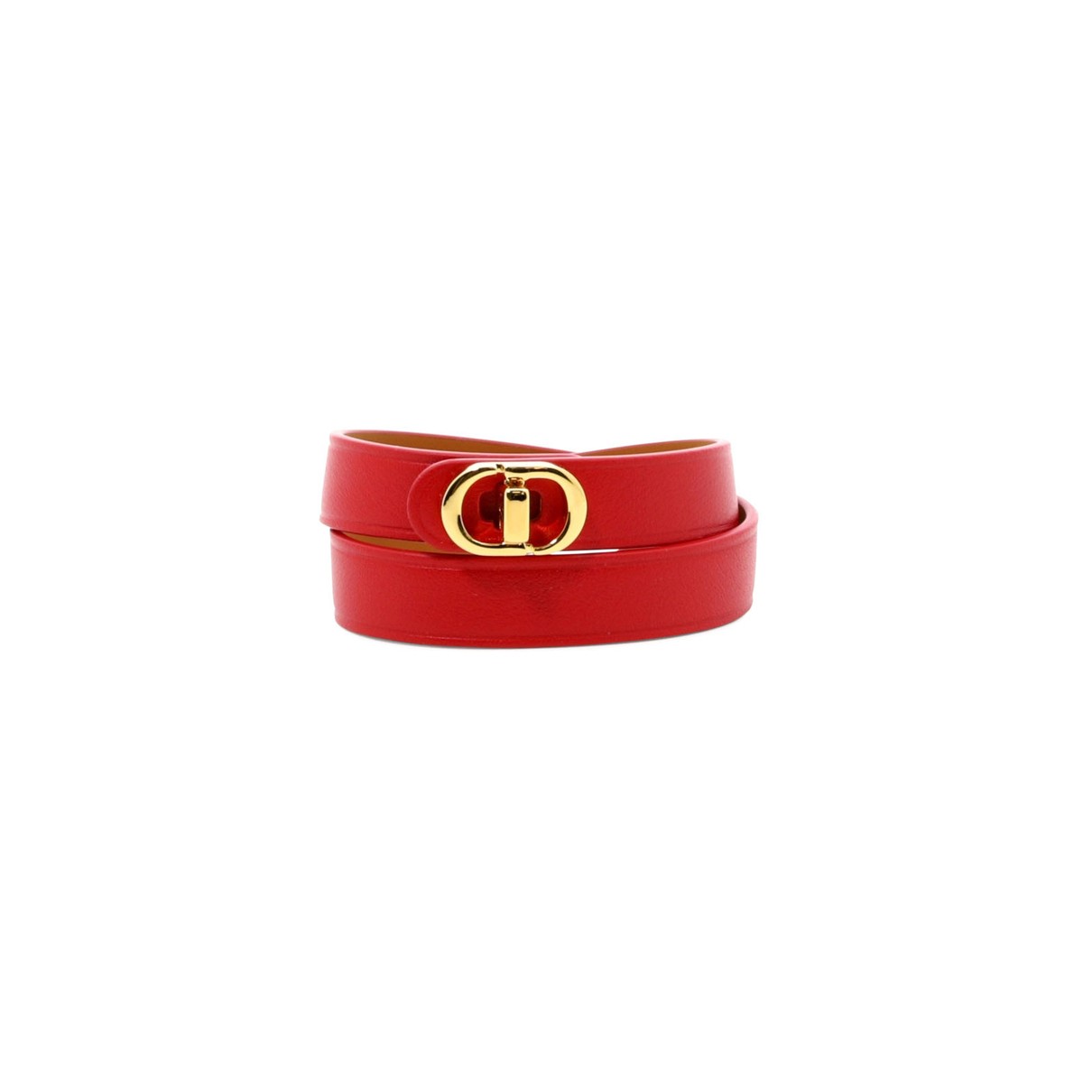 ディオール ブレスレット（レディース） CHRISTIAN DIOR ディオール レッド Red "30 Montaigne" double bracelet ジュエリー レディース 春夏2024 B1760WOMCMD06R 【関税・送料無料】【ラッピング無料】 vi