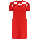 VALENTINO バレンチノ レッド Red Embroidered Crepe Couture dress ドレス レディース 秋冬2023 3B0VA6A51CF157 【関税・送料無料】【ラッピング無料】 vi