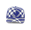 【15,000円以上ご購入で1,000円OFF！】 BURBERRY バーバリー ブルー Blue Check Baseball Cap 帽子 レディース 春夏2024 8079477 【関税・送料無料】【ラッピング無料】 vi